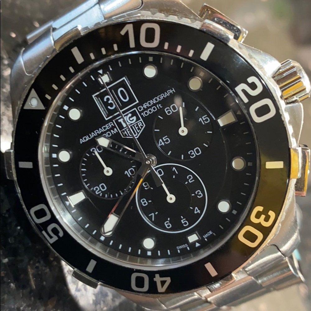 Tag Heuer chronograph watch